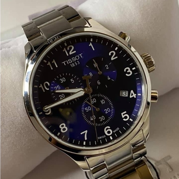 SOLD /Tissot Chronograph XL Classic
Case Size: 45mm
 Sapphire Crystal
Swiss Made - Picture 4 of 11